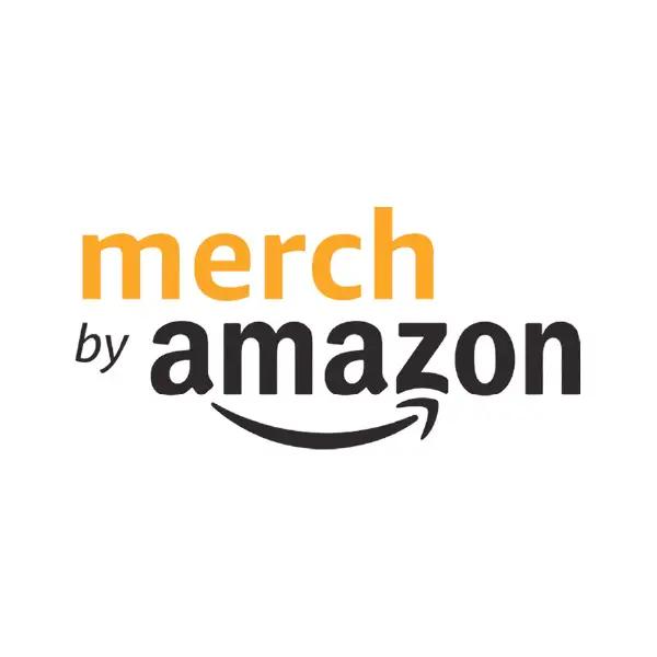 Merch by Amazon logo. Merch on demand.